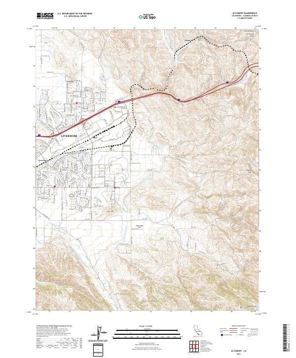Altamont topographic map thumbnail