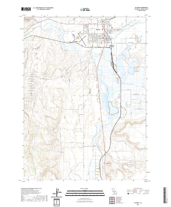 Alturas topographic map thumbnail