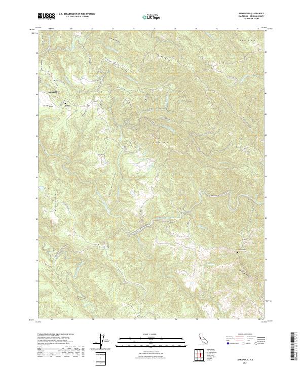 Annapolis topographic map thumbnail
