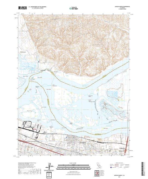 Antioch North topographic map thumbnail