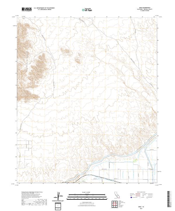 Araz topographic map thumbnail