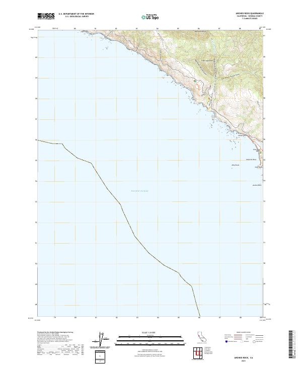 Arched Rock topographic map thumbnail