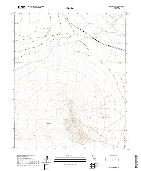 Arica Mountains topographic map thumbnail