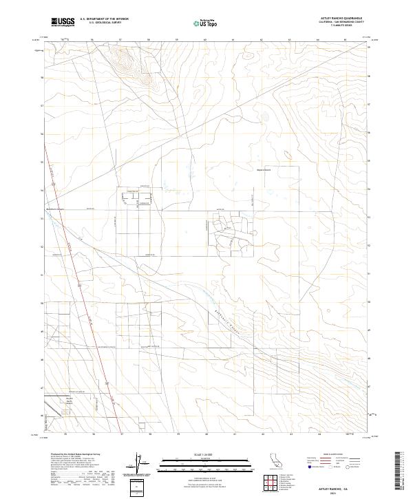 Astley Rancho topographic map thumbnail