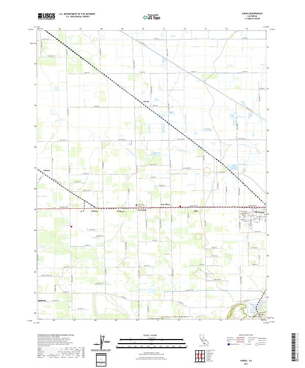 Avena topographic map thumbnail
