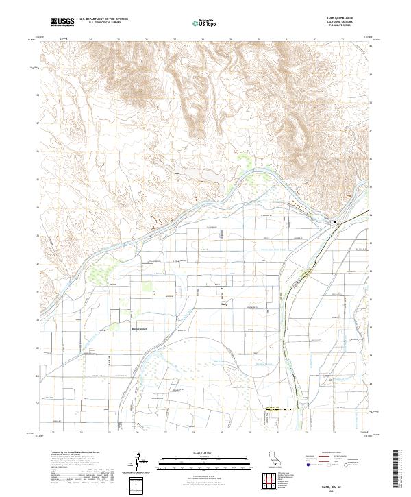 Bard topographic map thumbnail