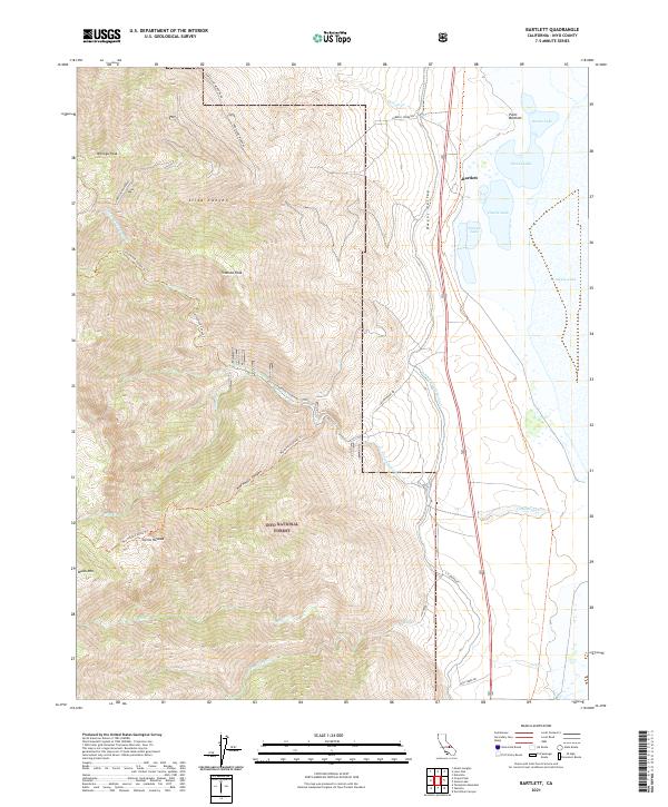 Bartlett topographic map thumbnail