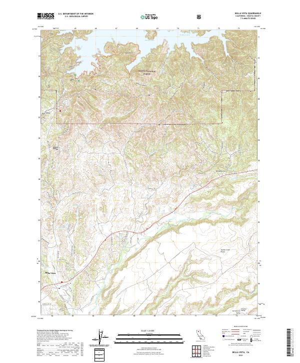 Bella Vista 2021 topographic map thumbnail