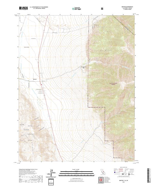 Benton topographic map thumbnail