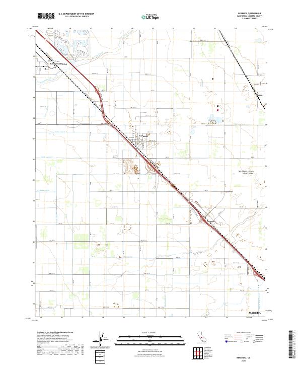 Berenda topographic map thumbnail