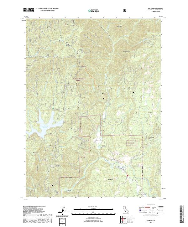 Big Bend topographic map thumbnail