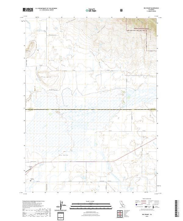 Big Swamp topographic map thumbnail