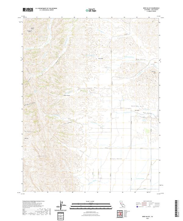 Bird Valley topographic map thumbnail