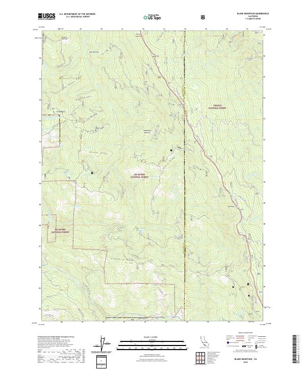 Blake Mountain topographic map thumbnail