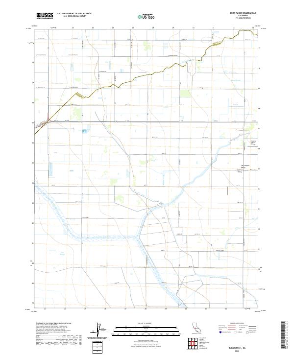 Bliss Ranch topographic map thumbnail