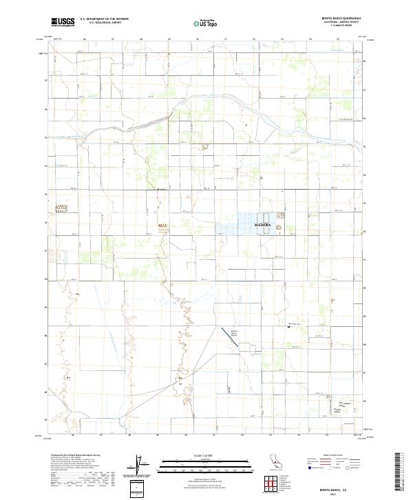 Bonita Ranch topographic map thumbnail