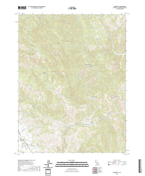 Boonville topographic map thumbnail