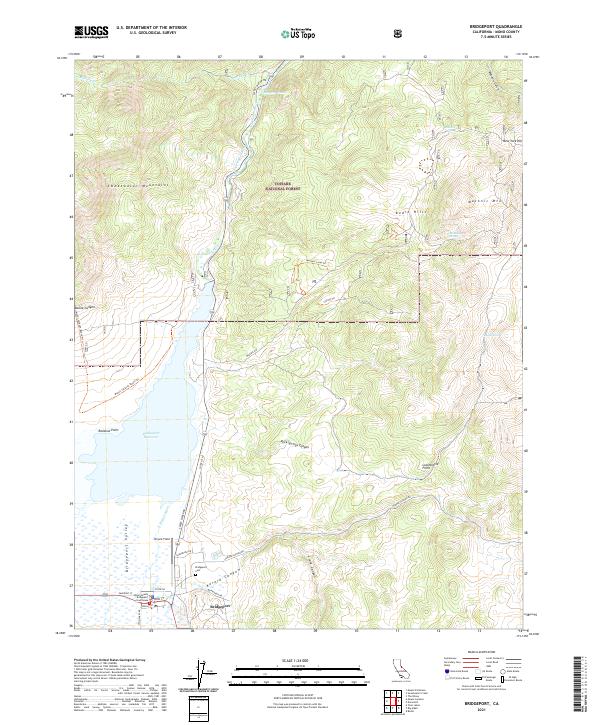 Bridgeport topographic map thumbnail