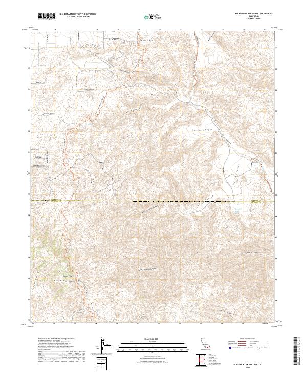Bucksnort Mountain topographic map thumbnail