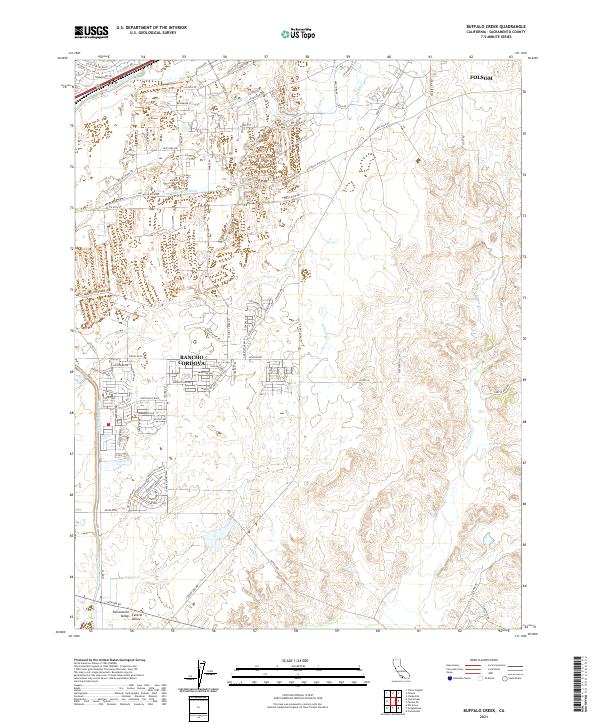 Buffalo Creek topographic map thumbnail