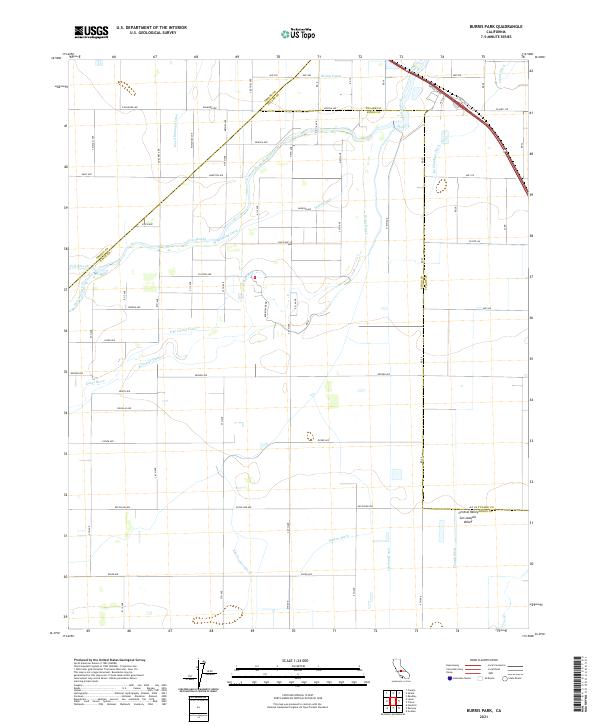 Burris Park topographic map thumbnail