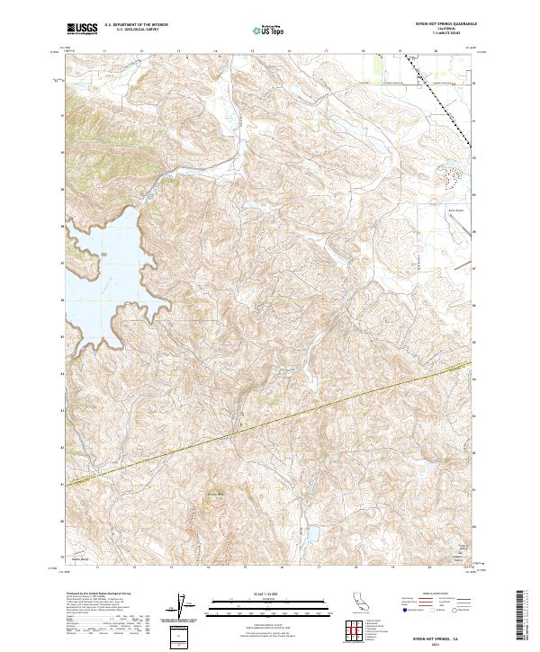 Byron Hot Springs topographic map thumbnail