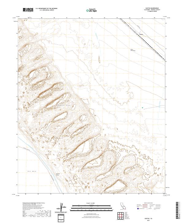 Cactus topographic map thumbnail