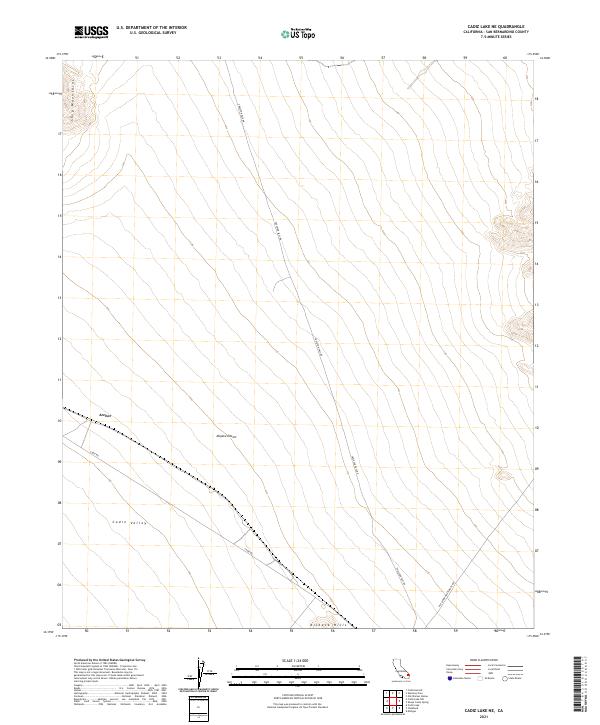 Cadiz Lake NE topographic map thumbnail