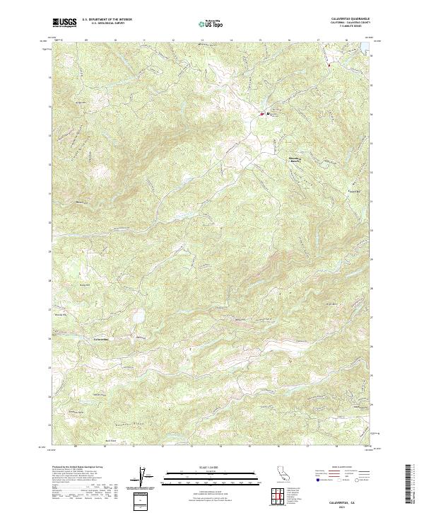 Calaveritas topographic map thumbnail