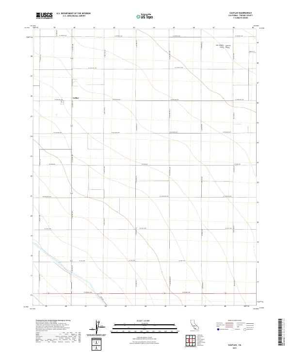 Calflax topographic map thumbnail