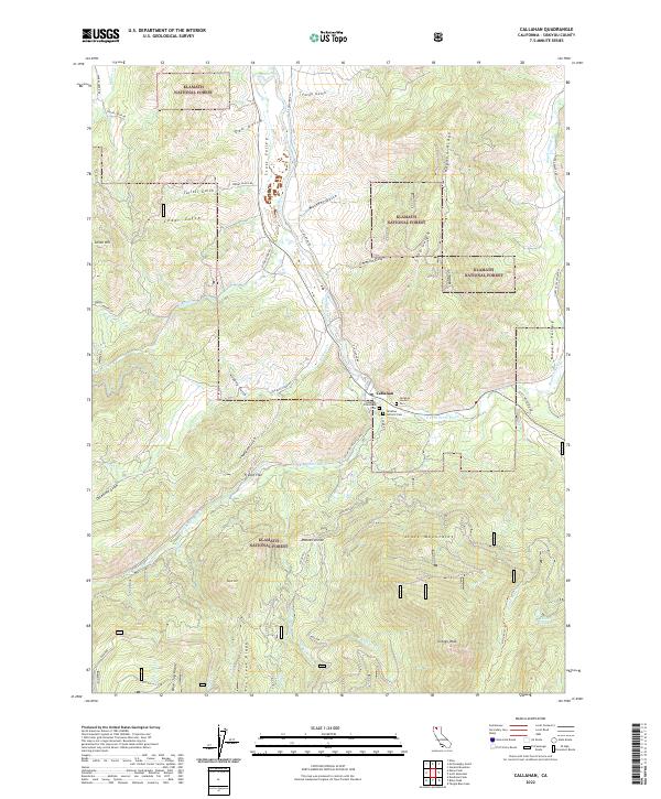 Callahan 2022 topographic map thumbnail