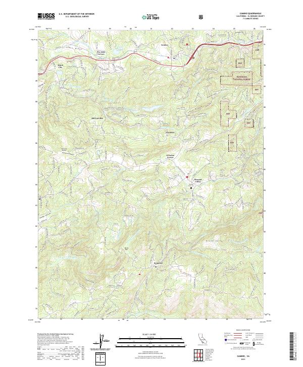 Camino 2021 topographic map thumbnail