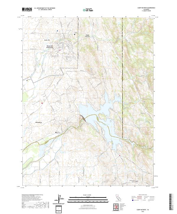 Camp Far West topographic map thumbnail