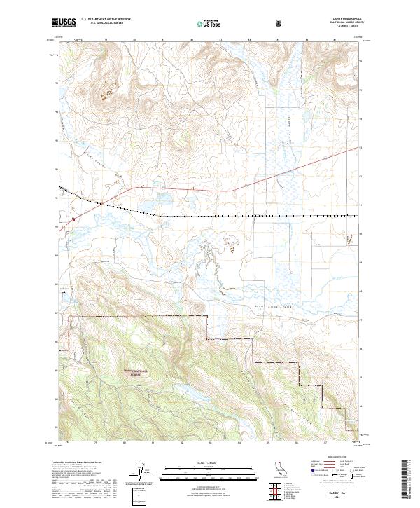 Canby topographic map thumbnail