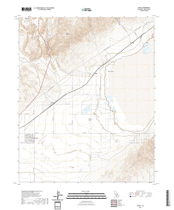 Cantil topographic map thumbnail