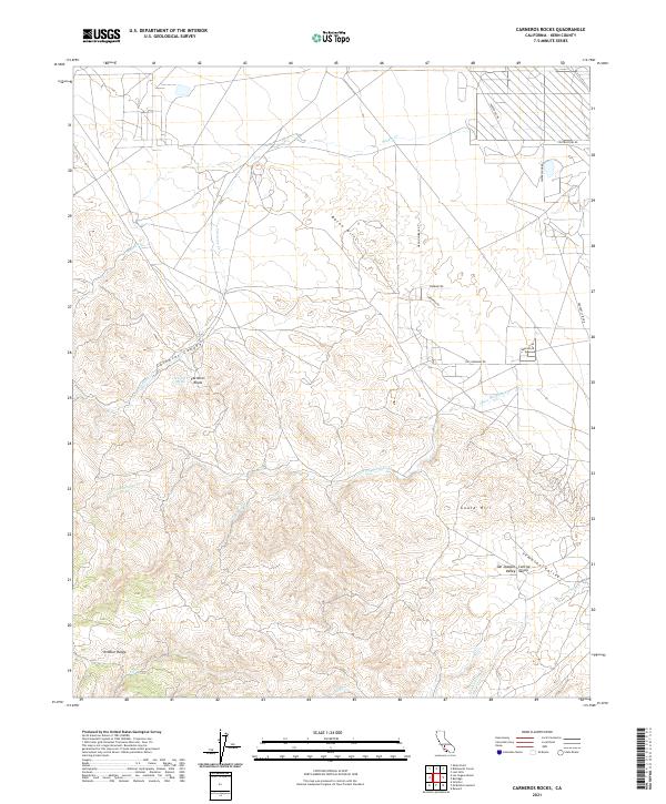 Carneros Rocks topographic map thumbnail
