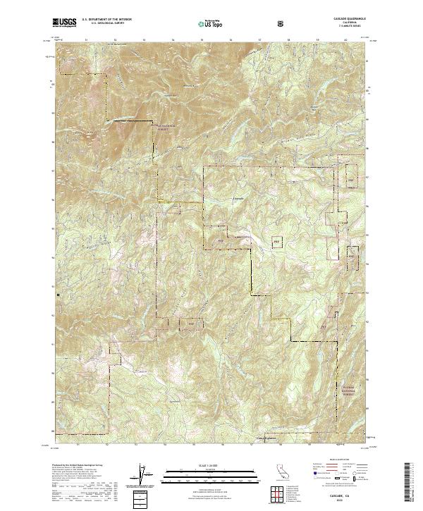 Cascade 2022 topographic map thumbnail