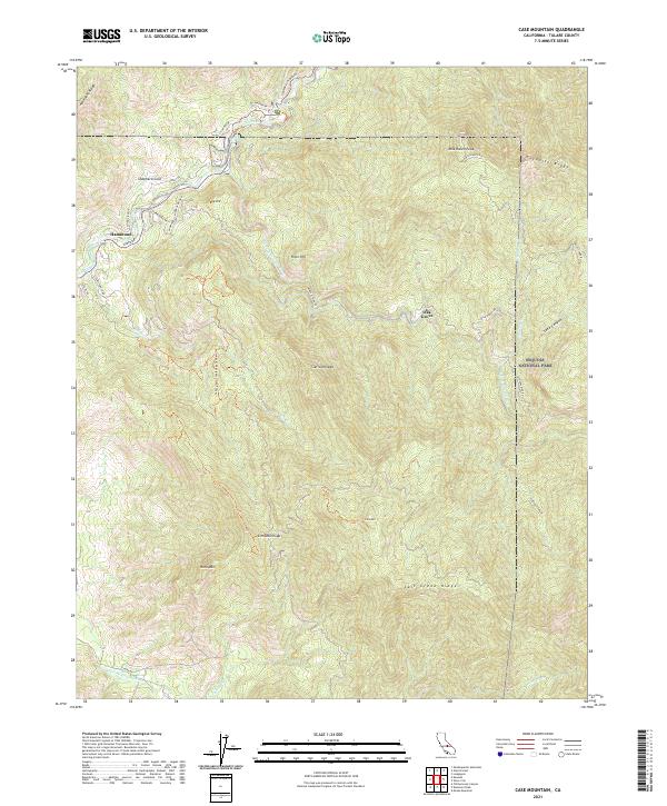 Case Mountain 2021 topographic map thumbnail