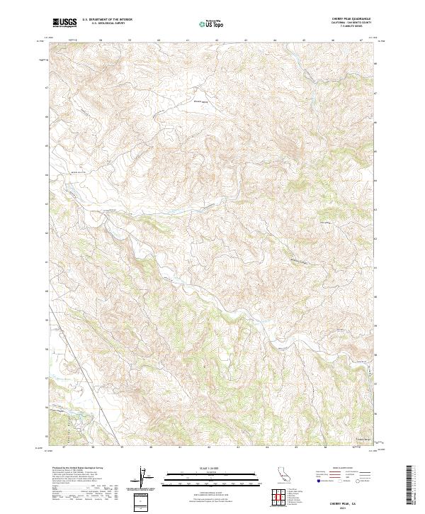Cherry Peak 2021 topographic map thumbnail