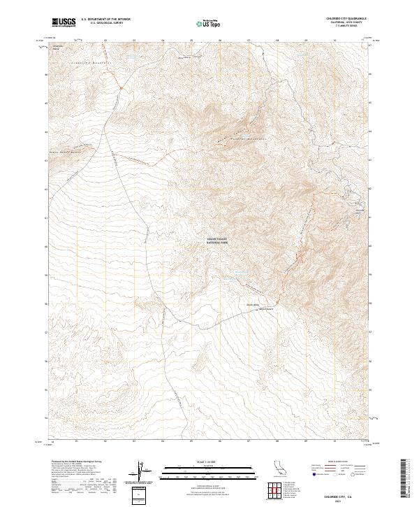 Chloride City topographic map thumbnail