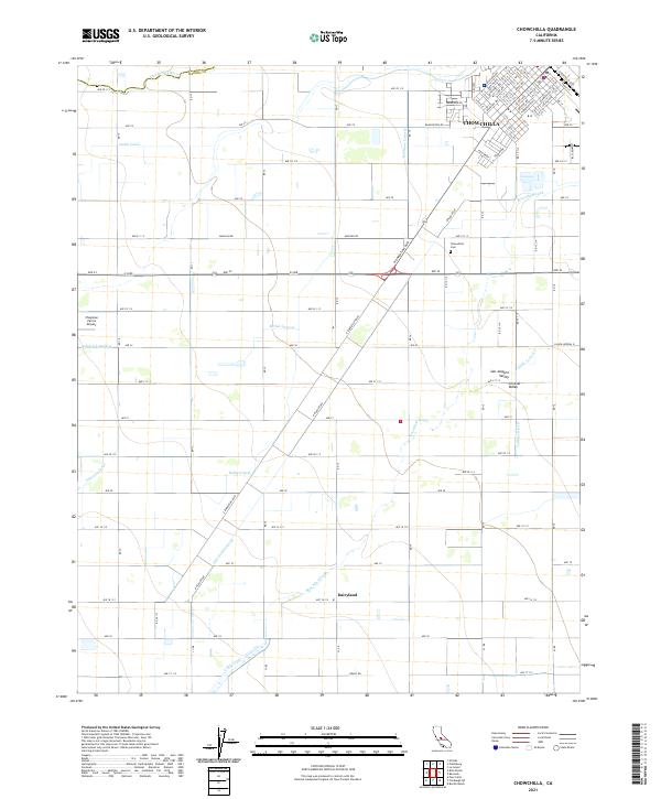 Chowchilla 2021 topographic map thumbnail