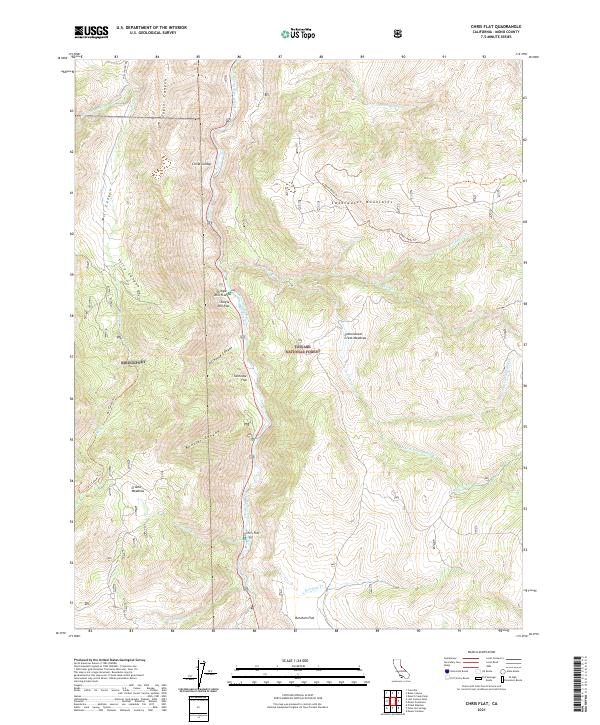 Chris Flat 2021 topographic map thumbnail