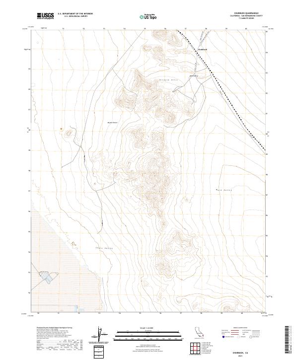 Chubbuck topographic map thumbnail