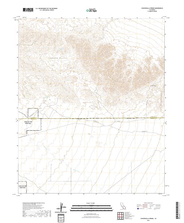 Chuckwalla Spring 2021 topographic map thumbnail
