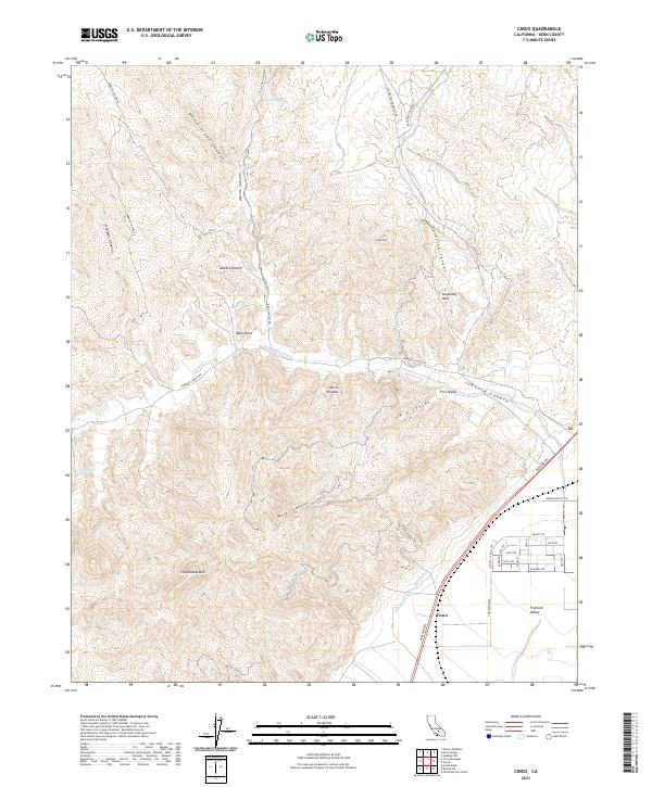 Cinco 2021 topographic map thumbnail