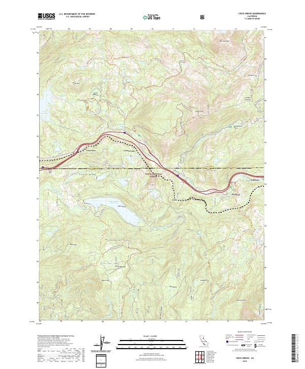 Cisco Grove 2022 topographic map thumbnail