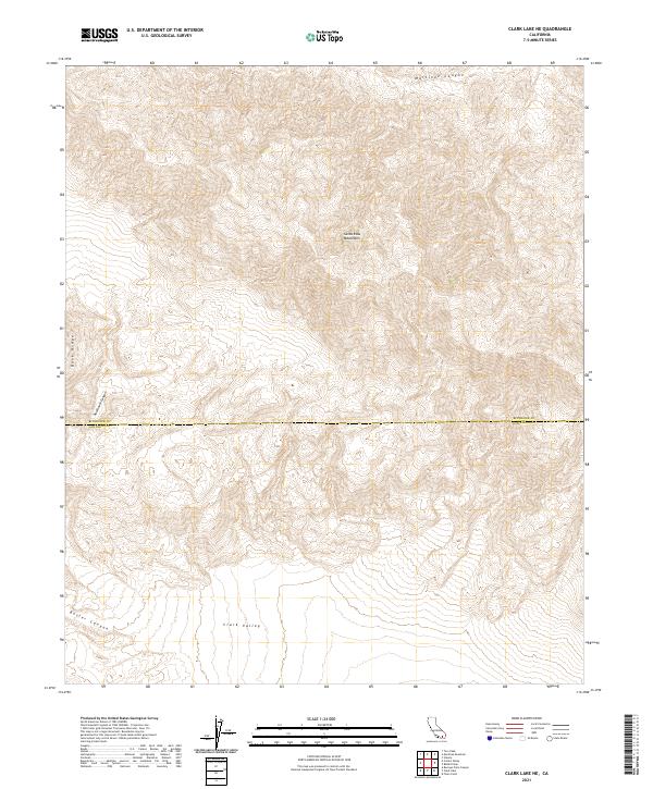 Clark Lake NE topographic map thumbnail