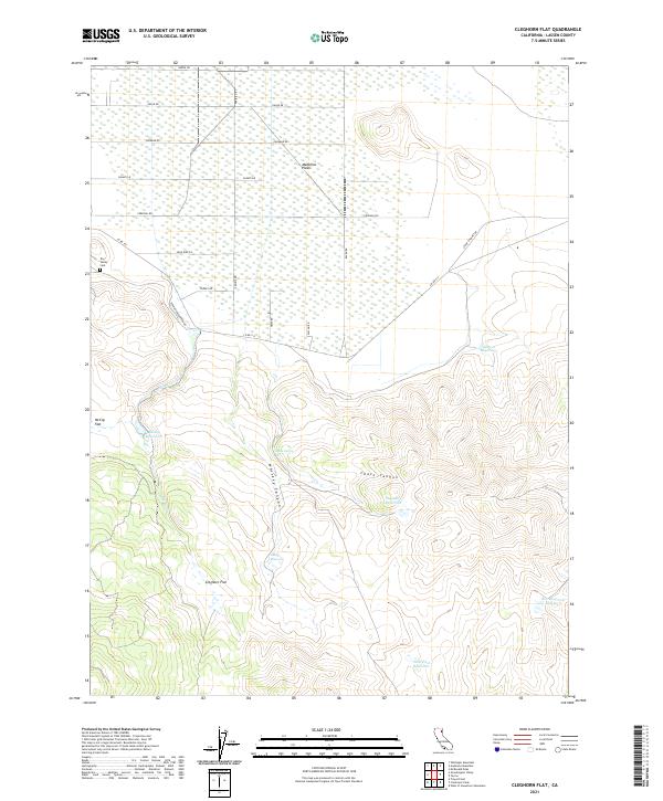 Cleghorn Flat 2021 topographic map thumbnail