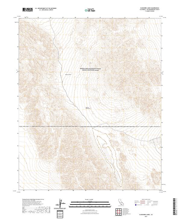 Cleghorn Lakes topographic map thumbnail