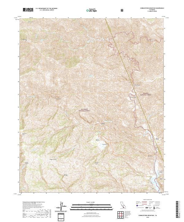 Cobblestone Mountain 2022 topographic map thumbnail